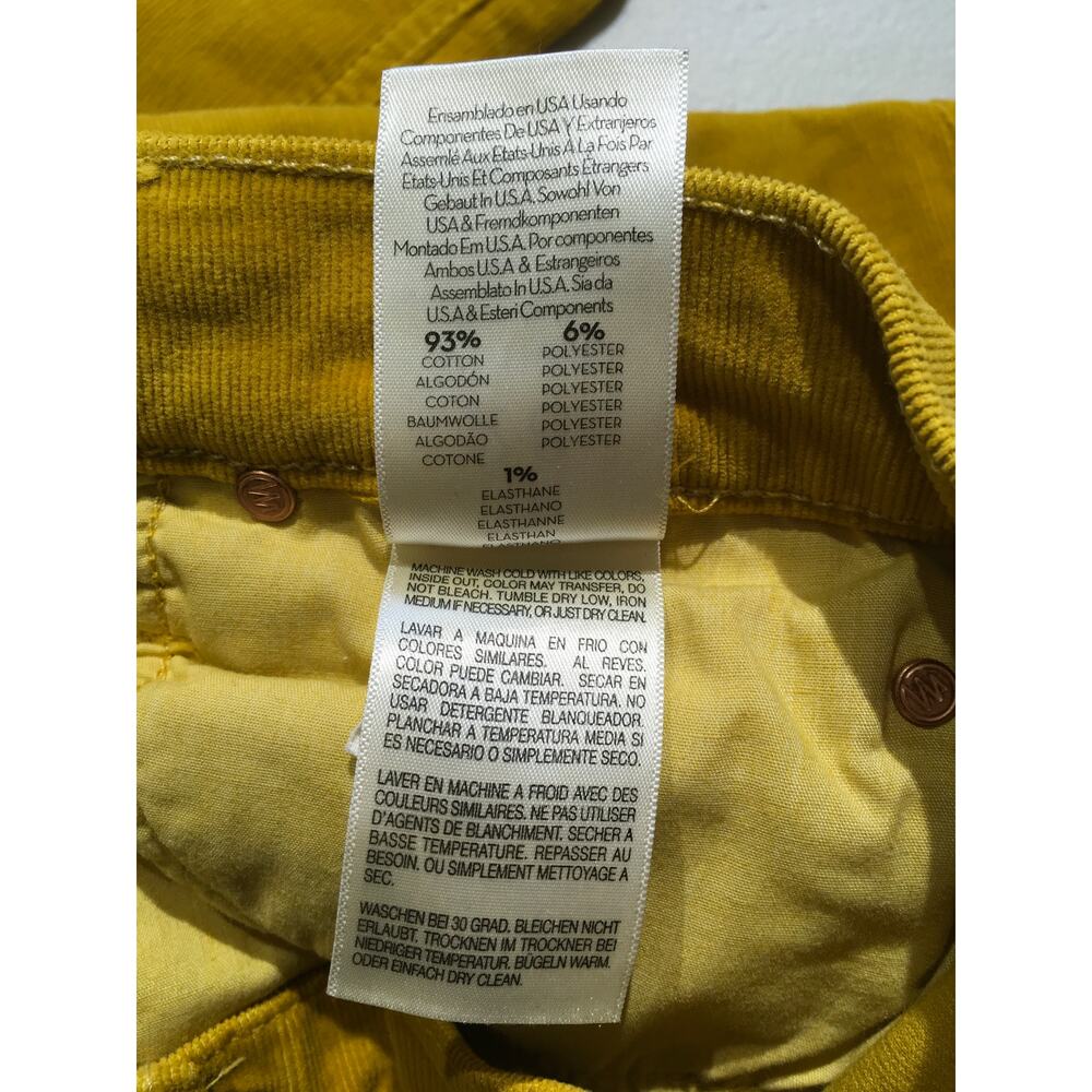 Mother Mustard Yellow Jeans Size 28 - Retro, Streetwear, Statement - Picture 5 of 9